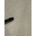 Aerie  Sweatshirt Women XXL Cream Waffle Knit Thermal Crewneck Pullover Oversized Photo 3