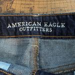 American Eagle High Rise Dark Wash Festival Denim Short Raw Hem size 0 Photo 5