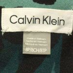 Calvin Klein NWT Green Camo Print Short Sleeve Knee Length Dress Pencil Size 8P Photo 7