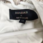 Revolve DUNDAS x Harlow Mini Dress in Metallic Ivory XS *No Brooch* Photo 8