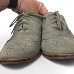 Boden USA Boden sage green lace up suede oxfords size 38 Photo 3