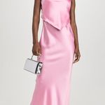 retrofete Skye Dress in Fondant Pink XSmall New Womens Satin Maxi Gown Size XS Photo 11