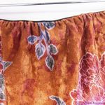 Free People NEW‎  Poets Velvet Sarong Skirt in Rust Combo, S Photo 13