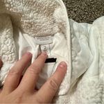 Chico's  Cream Sherpa Zip-Up Hoodie (R1) Photo 3