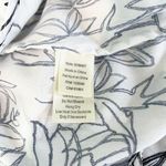 Ecru Women's The Lange Top Black White Floral Long Sleeve Blouse Medium Photo 9