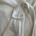 EXPRESS  Cream Ivory V Neck Balloon Long Sleeve Bodysuit (S) Photo 3