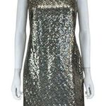 Banana Republic  Silver and Gold Sequin Dress Size 4 Photo 0