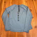 Under Armour  Cold Gear Fitted Long Sleeve Thermal Blue Athletic Top Large XL Photo 1