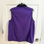 The Vermont Country Store Fleece Full Zip Vest Pockets Purple Size XL Photo 8