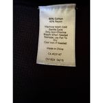 Talbots  Petites Black Zip Front Knit Jacket Top Long Sleeve Women’s LP Photo 2