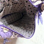 Vera Bradley  Simply Violet Purple Paisley Quilted Shoulder Bag Retired Pattern Photo 14