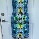 Antonio Melani  Vibrant Blue and Green Midi Dress Photo 1
