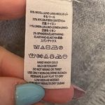 Free People Wool Blend Irresistible Fringe Trim Oversized Grey Sweater Size XS Photo 6