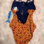 NWT skinny dippers reversible swimsuit Yellow Photo 5