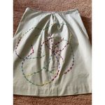 Harold’s Beige Pencil Skirt with Multicolor Embroidery Photo 7