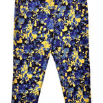 Cappagallo Womens Floral Pants Size 16 Ankle Resortwear Boho Bohemian Vacation Blue Photo 0