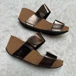 Eric Michael  Brown Platform Sandals Size 6 Photo 3