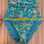 Lilly Pulitzer Flamenco One Piece Swimsuit Size 4 Blue Pink Removable Straps Photo 8