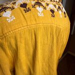 Faherty Dark Western Pompano shirt SZ M Country Cowgirl Fall Boho Fall Cottage Gold Size M Photo 8