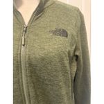 The North Face  Womens Fleece Jacket Green Zip Up Long Sleeve Size XL Photo 1