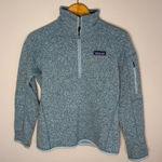 Patagonia Blue Quarter Zip Better Sweater Fleece Jacket | S Photo 0