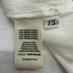 Cloth & Stone NWOT  Anthropologie Ruffle Button Down Shirt Womens XS White Career Photo 11