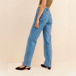 WNTRMSE High Waisted Jacques Straight Leg Jeans Blue Size 2 Photo 1