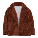 Aerie Faux Fur Open Front Cozy Plush Teddy Style Jacket Medium Photo 0