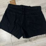 Reformation  Black Denim Shorts Size 25 NWT Photo 1