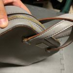 Kate Spade  KAY STREET OSTRICH EMBOSSED SMALL FELIX‎ GREY LEATHER SATCHEL Photo 6