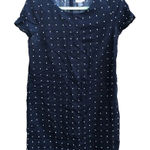 Old Navy  NAVY BLACK DOT SHORT SLEEVE SHIFT DRESS Photo 0