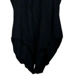 ANDIE NWT  Swim The Marbella One Piece Swimsuit Scoop Neck Removable Pads S Black Photo 3