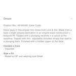 Line and Dot  70’s Striped Mini Dress Size Small Photo 10