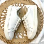 Sam Edelman Ethyl White Leather Low Top Fashion Sneakers Size 6.5 Photo 3