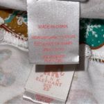 Pink Elephant Women’s Size XS White Gingerbread Print Henley Jogger Pajamas Photo 6