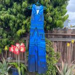 Gottex Venice Maxi Dress Cover Up NWT Sz S Blue Photo 1