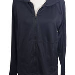 FILA Black Zip-Up Jacket Size Medium Lightweight Black Activewear Jacket Photo 0