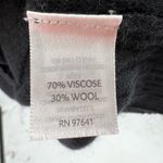 J.Jill  wool blend black sweater dress L viscose tunic 3/4 sleeve office fall Photo 6