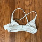 ANDIE  Valencia Bikini Top Ribbed White size‎ M NWT Swimsuit Photo 3