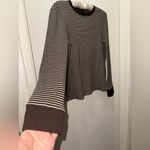 Ralph Lauren  Men's Brown and White Striped Long Sleeve Tee Photo 2