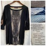 Magaschoni  NY Wool Blend Black‎ Sweater Dress Photo 1