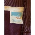 Hollister  Full Zip Maroon Sweatshirt Size Large- Excellent Condition Photo 5