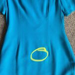 Oleg Cassini  Vintage Electric Blue Beaded Sheath Dress Size 8 Photo 7