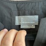 Anthropologie  Cotton Short Sleeve Tiered Maxi Dress Sz S Petite Black Photo 2