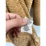 Free People  Warm Wishes Hooded Knit Sweater Jacket in Sand Photo 4