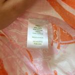 Lilly Pulitzer  Seeing Double Pink Orange‎ Linen Tiered Ruffle Skirt Size Medium Photo 2