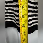 4th & Reckless Albi Knit Maxi Dress in Black and Cream Stripe crochet S Photo 8