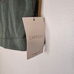 Capezio  Safari Green Seamless Ribbed Bra Top Medium/Large Dance Activewear NWT Photo 2