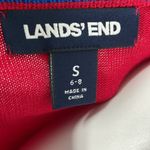 Lands' End  Christmas dog & wreath red sweater size small Photo 4