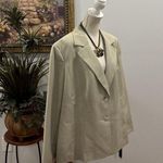 Le Suit  Separates Women’s Plus Blazer Beige 22W Long Sleeve Lapel Notched Collar Photo 6